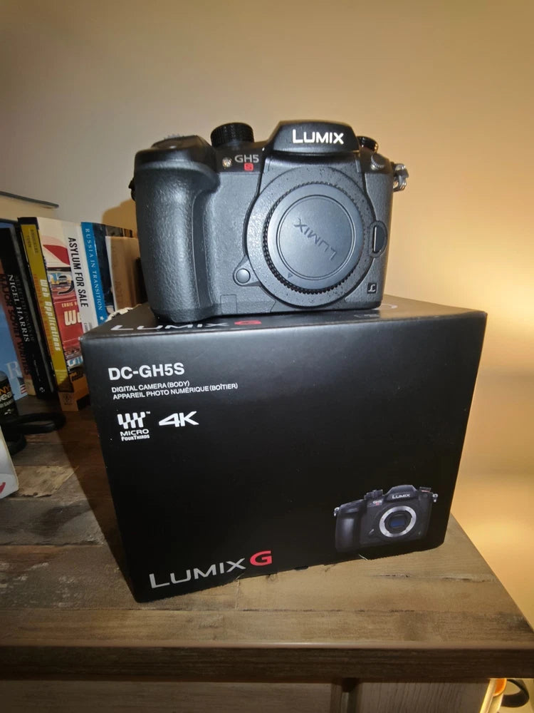 Panasonic LUMIX GH5s 10.2MP Mirrorless Camera, with battery and charger