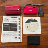 Panasonic LUMIX DMC-FP7 Compact Digital Camera Red 16MP MEGA OIS