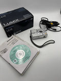 Panasonic LUMIX Digital Camera DMC-LS70 7.2MP Silver Tested