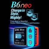 B6 Neo Smart Charger DC 200W PD 80W LiPo Battery Balance Charger SK-1 QTCE