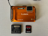 Panasonic LUMIX DMC-FT4 / 12MP shock/waterproof Digital Camera - Orange