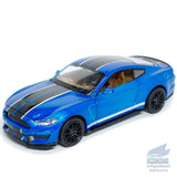 1:32 Ford Mustang Shelby GT350 Sports Car Model Diecast Toy Vehicle Gift Blue Battery