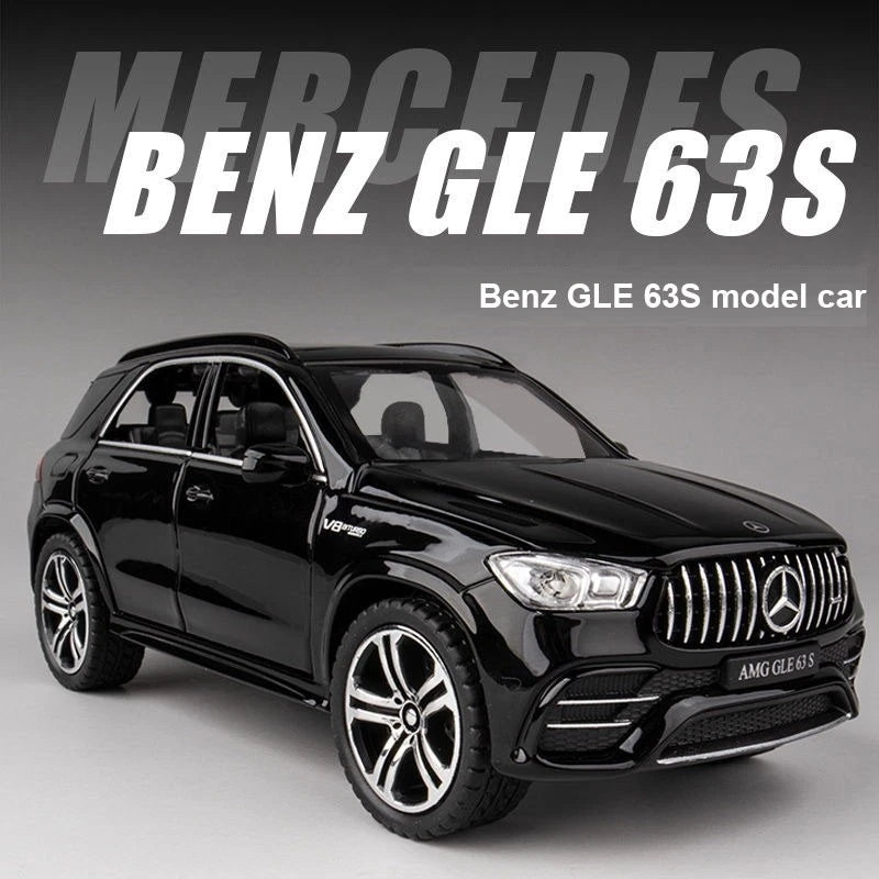 ??1:32 Mercedes Benz GLE 63S AMG Alloy Diecast Model Car with Sound Light FX