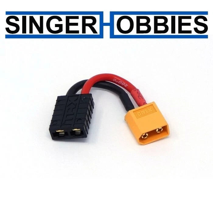 MT RACING MTR2065 Traxxas TRX Female to XT60 Male Wired Adapter HH Battery
