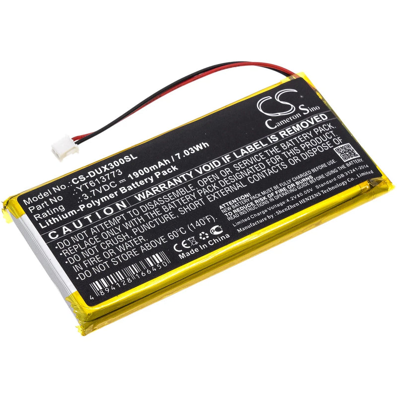 1900mAh Battery for XDUOO X3 P/N: YT613773 Battery