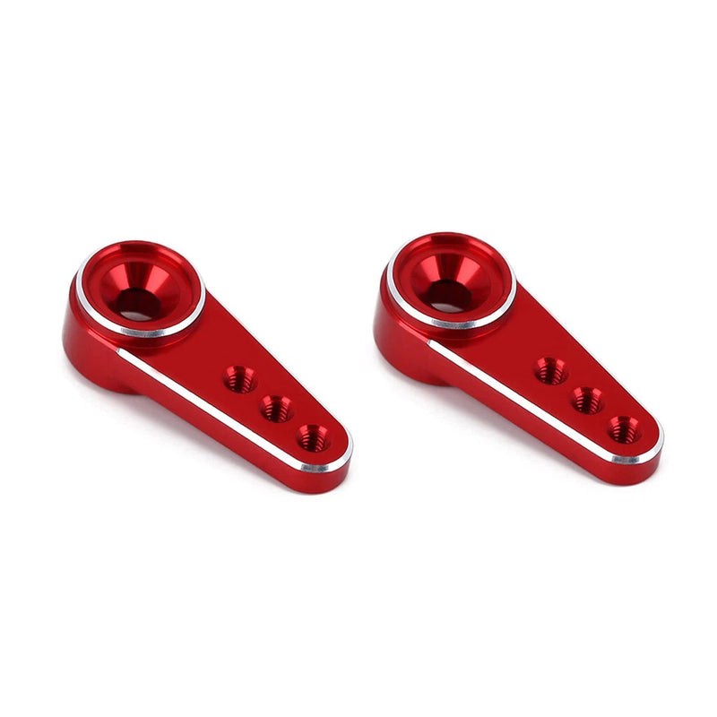 KingVal 2PCS CNC 15T Metal Servo Horn Arm for Emax ES08MA II Axial SCX24 RC Car
