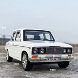 1:18 LADA 2106 Alloy Die Cast Toy Car Model Sound and Light Children'S Toy Colle
