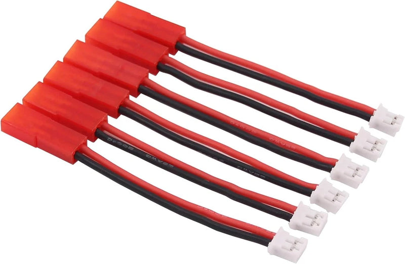 6Pcs PH 2P to JST for E-Flite 120 SR to Blade Mcp-X (Ultra Micro) Lipo Battery A Battery