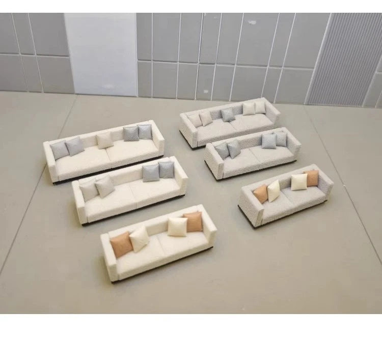 Diorama 1:64/43 Sofa Model Car Garage Workshop Scene Props Furniture Accessories