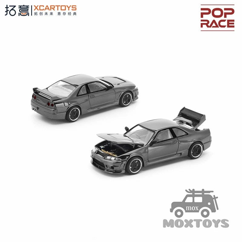 Xcartoys x POP RACE 1:64 R33 Diecast Model Car
