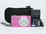 Panasonic LUMIX DMC-SZ7 Pink Compact Camera Tested Working From Japan