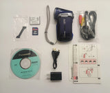Panasonic HX-WA2 Camcorder Blue BUNDLE! [32GB memory, battery, charger, cables]