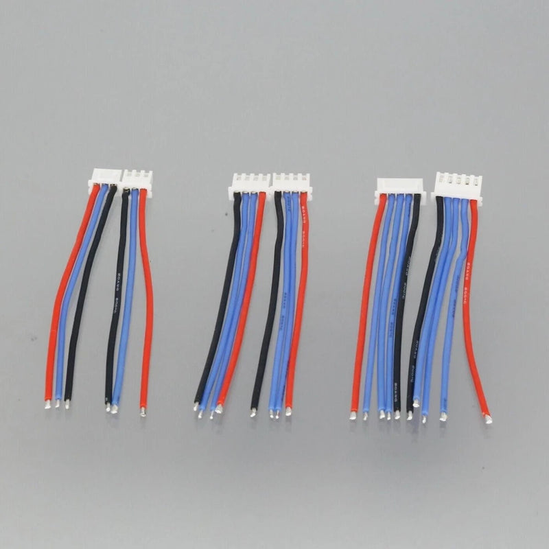 2pcs JST-XH 2S 3S 4S Lipo Battery Balance Charger Cable B6 Plug 20awg 4" Wire?