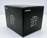 FUJIFILM Fuji Fujinon XF 27mm f/2.8 R WR X Series Mirrorless Camera Lens Black