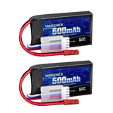 11.1V 500mAh Lipo Battery 3S 50C High Discharge Rate RC Battery Pack with JST... Battery