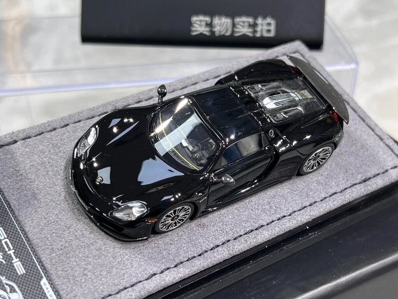 ZD Halo 1:64 Black 918 Spyder Sports Model Diecast Resin Car BN
