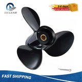 Aluminum outboard propeller, 3-blade, right-hand rotation