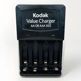 Kodak Value Charger AA/AAA battery charger with four slots, front view