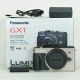 Panasonic LUMIX DMC-GX1-S Mirrorless Camera Body Silver 16MP Micro Four Thirds U
