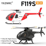 YUXIANG F119S(MD500) 9CH GPS Optical Flow Hovering Open Window RC  Helicopter