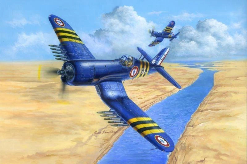 1/48 HobbyBoss F4U-7 Corsair Aircraft Fighter Static 80392 Model Kit DIY Plane