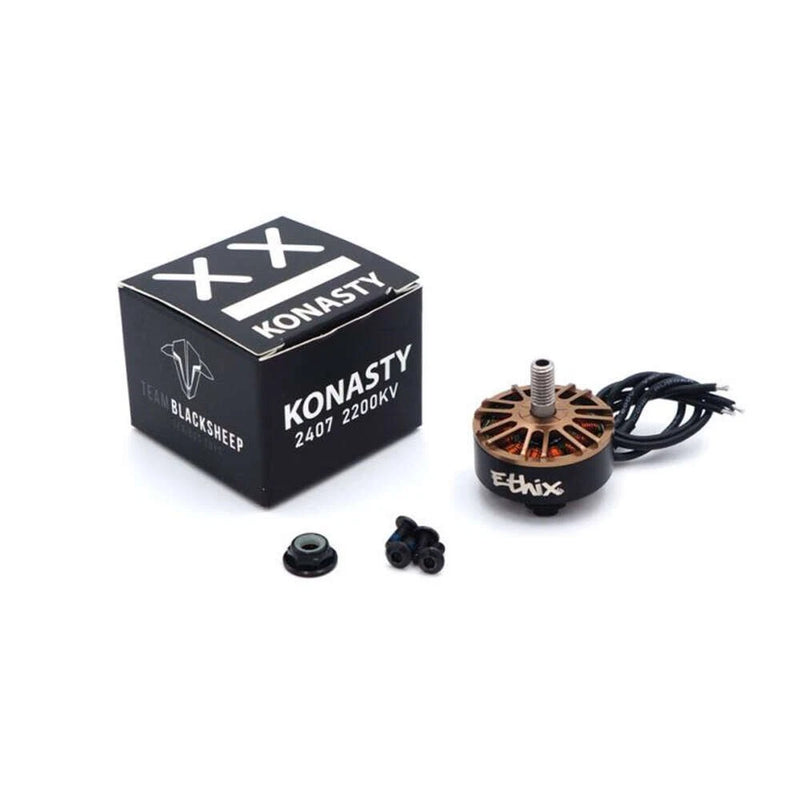 ETHIX KONASTY brushless FPV motor with wires and mounting hardware