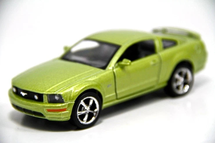 New 5" Kinsmart 2006 Ford Mustang GT Diecast Model Toy Car 1:38 Green