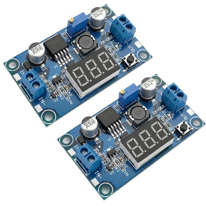 LM2596S Adjustable DC-DC Buck Converter Power Supply Module with Digital Volt...