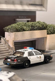 ED GOC 1:64 HEC LAPD Crown Victoria CV Police 518 Model Diecast Collect Car