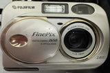 Fujifilm Fine Pix 2650 Digital Camera Silver 2.0MP  Tested