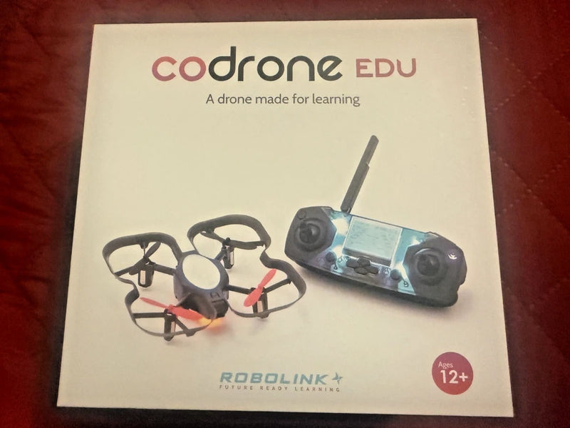 CoDrone EDU programmable drone learning kit box with small quadcopter and controller