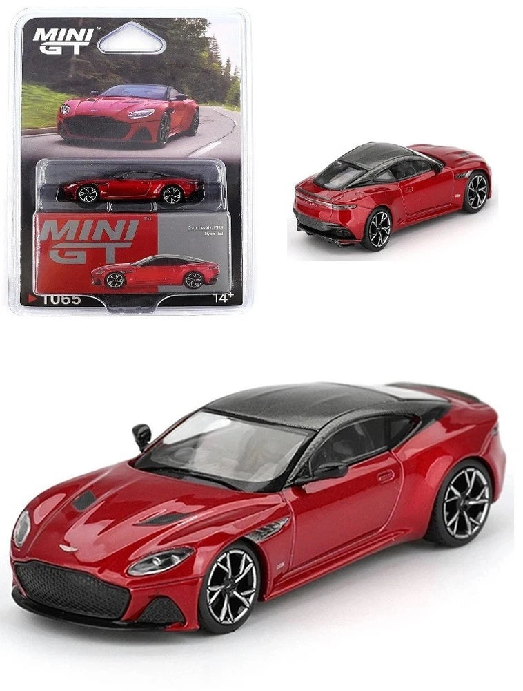 Mini GT 1:64 Aston Martin DBS ¨C Hyper Red Diecast Model Car MGT01065-P12
