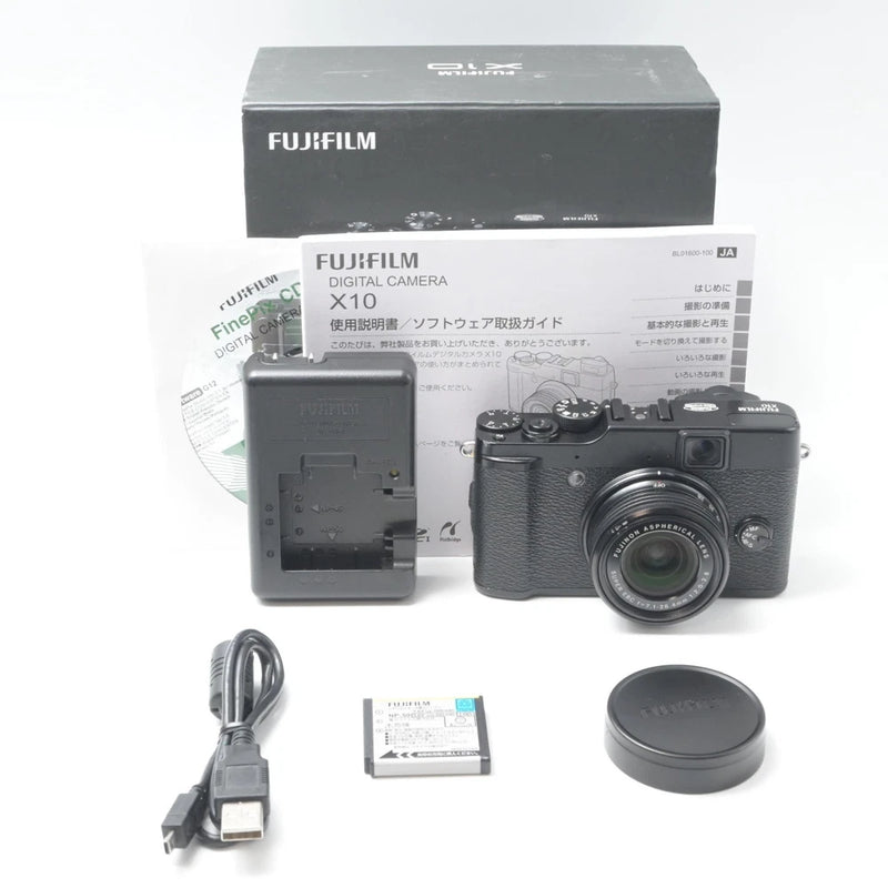 FUJIFILM X10 12MP Digital Camera with 12 Megapixel Optical Zoom[Near Mint]#5684