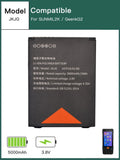 JKJG Battery For SUNMIL2K / GeenkG2 Cash Register 5000mAh 3.8V