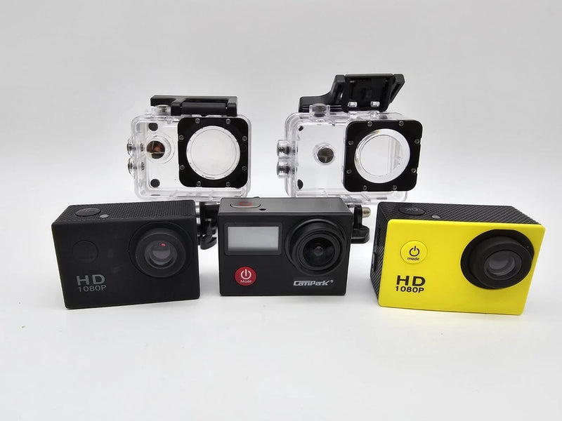Lot Of 3 Full HD 1080P Action Sports Waterproof Camera Video Recorder