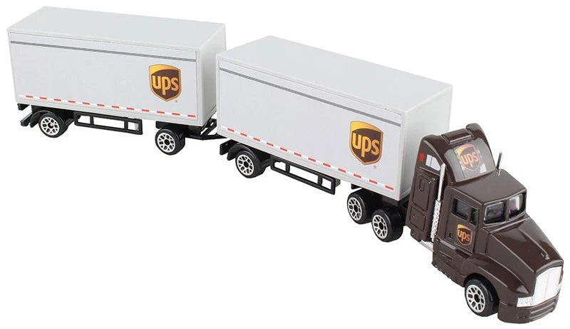 Daron RT4345 UPS Tandem Tractor Trailer Diecast