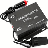 DC 24V to DC 12V 20A 240W Voltage Converter Step Down Regulator Buck Reducer