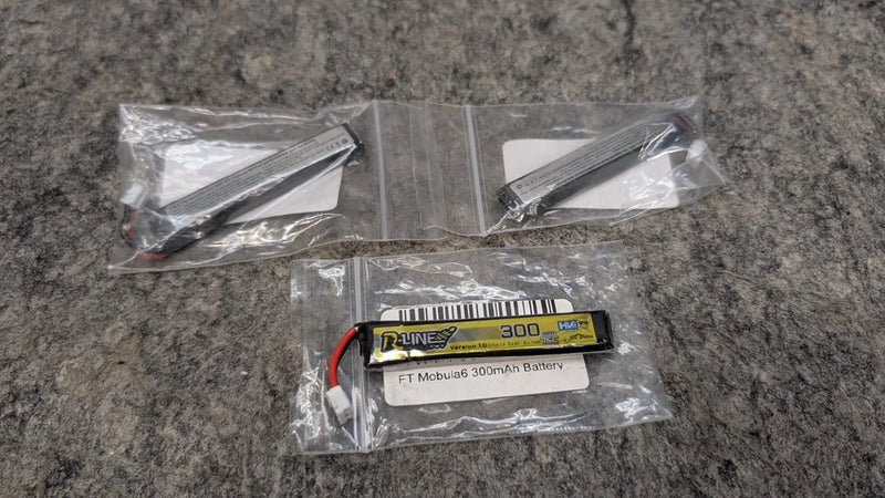 3pcs 300mAh 1S Battery 3.8V 75C FPV Lipo Battery with PH2.0 Plug ??New?? Battery