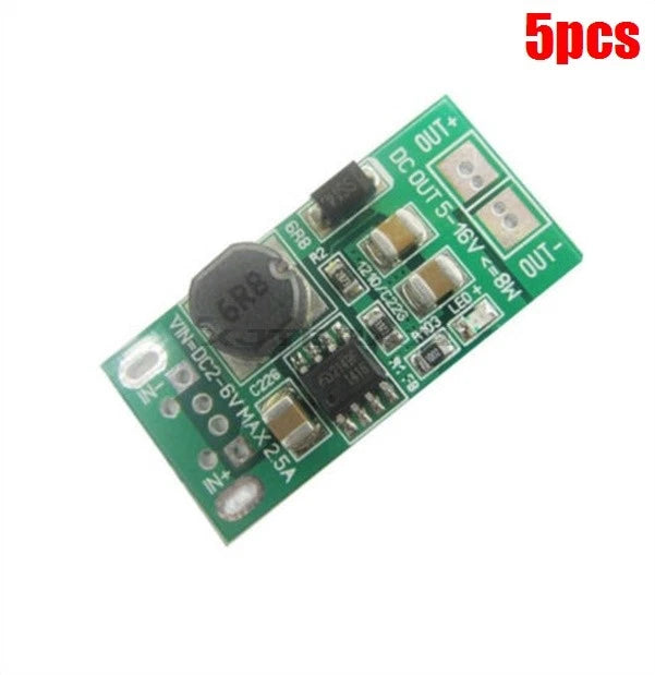 5Pcs Boost Module 5V To 12V Converter Dc-Dc Step Up 8W Usb Input Power Supply vc