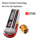 1Pcs 3500mAh 14.8V 75C 4S Li-po Battery Rechargeable for Model Airplane/Car/Boat Battery