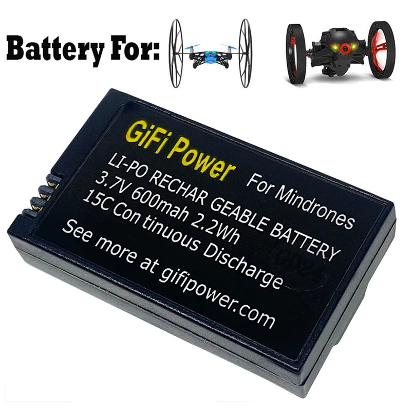 MaximalPower LiPo Battery For PARROT MINIDRONE Jumping Sumo Rolling Spider 600mA