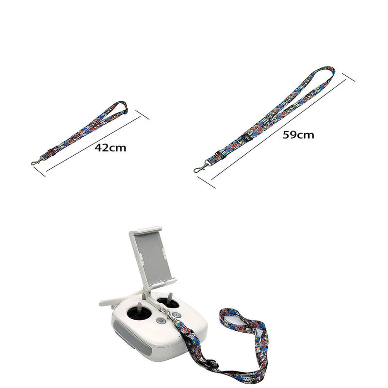 Graffiti Sling Lanyard Neck Strap Belt with Hook Fit for DJI FPV  Remote Control