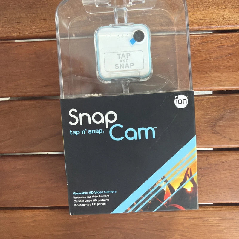 iON Snap Cam Tap ??n Snap Wearable HD Video Camera ?C New