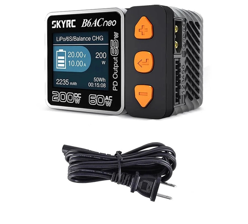 NEW SKY RC B6ACneo Smart Charger DC 200W AC 60W LiPo/Life/LiIon/LiHV/NiMH Battery