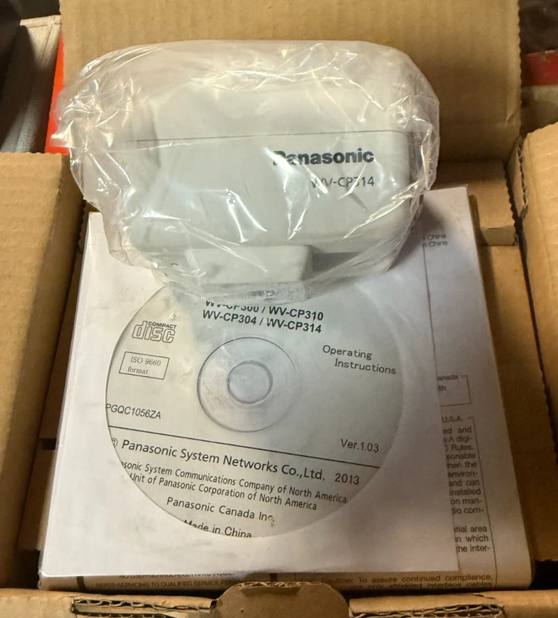Panasonic WV-CP314 Color CCTV Camera New