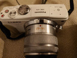 Panasonic DMC-GF6 White Mirrorless Camera Lumix Double Zoom Lens Kit