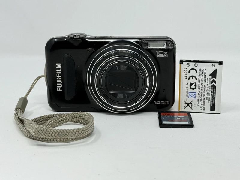 Fujiflm FinePix T300 14.0MP Compact Digital Camera Black Tested