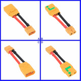 XT90S XT90-S Anti Spark to XT60 12AWG 2inch Cable Adapter For RC Battery FPV UAV