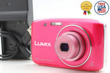 PrettyPink [Near MINT] Panasonic DMC-S2 LUMIX Digital 4x 14.1MP Camera FromJAPAN