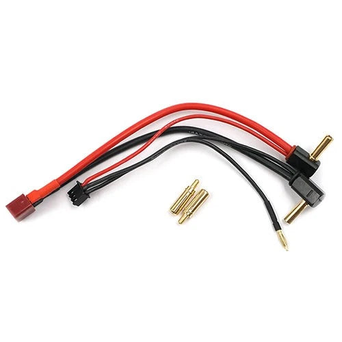 NEW Yeah Racing WPT-0130 Right Angle Type Balance Charge Cable w/ T Plug Battery